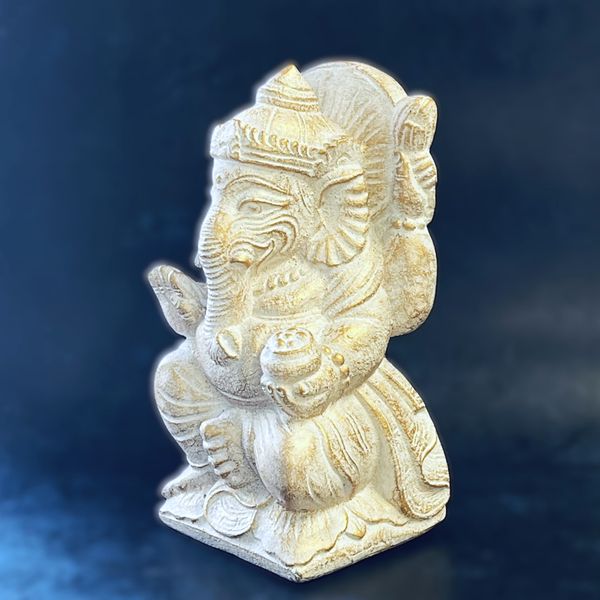 ガネーシャ像 富と商売と学問の神様／ヒンドゥー教の神様【H20m